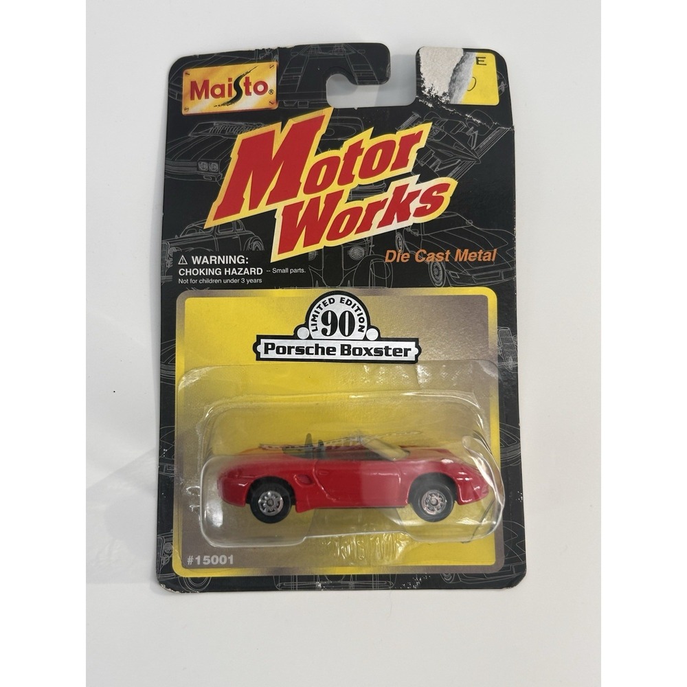 Vintage 1997 Maisto Motor Works Porsche 911 Speedster 1:64 Scale